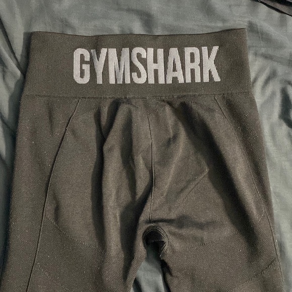 Gymshark Pants - Gymshark Flex high waisted leggings- black/ gray